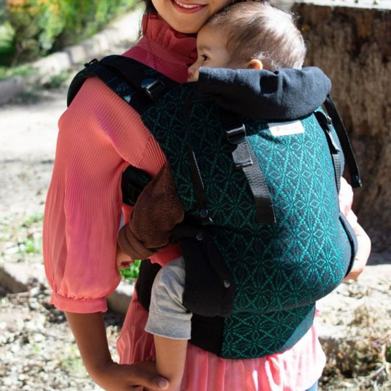 mochila-ergonomica-indajani-toddler-nochebuena-esmeralda mochila-ergonomica-indajani-toddler-nochebuena-esmeralda
